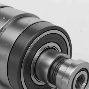 Technical drawing of sealed cartridge bearings that prevent grit and salt ingress on UK roads.