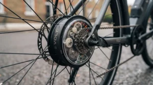 Technical diagram showing a 36v hub motor system common in trusted ebike brands.