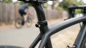 An electric bike drainage frame design focusing on a waterproof seat tube collar and internal sleeve.